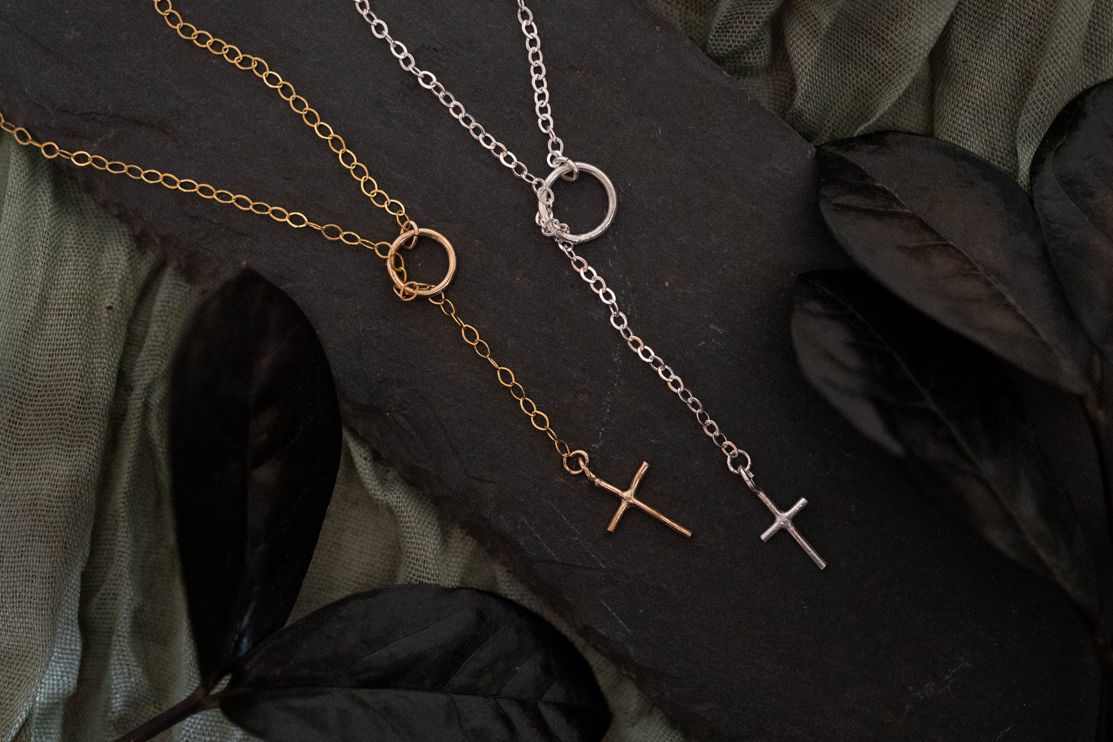 Cross & Crown Necklace