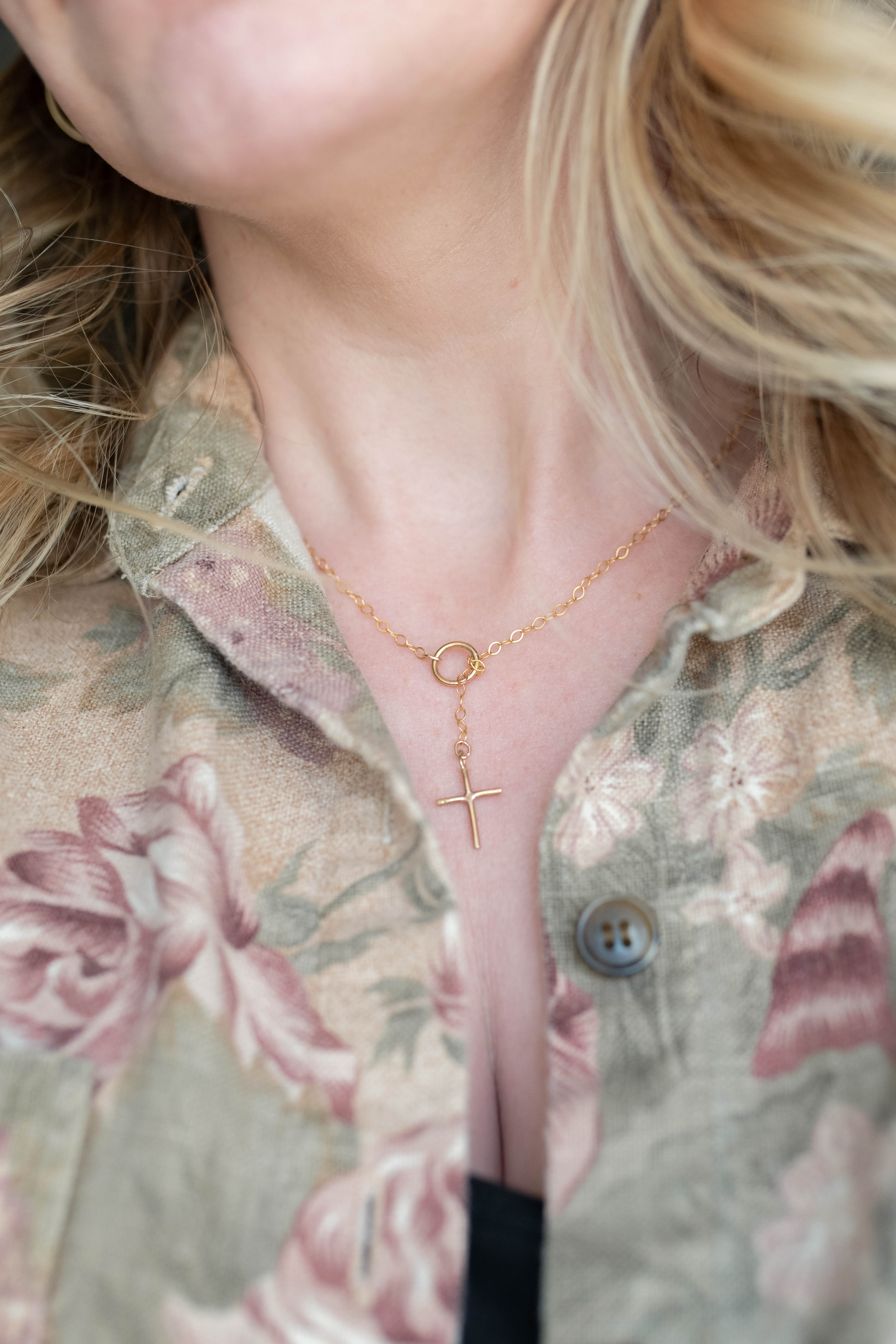 Cross & Crown Necklace