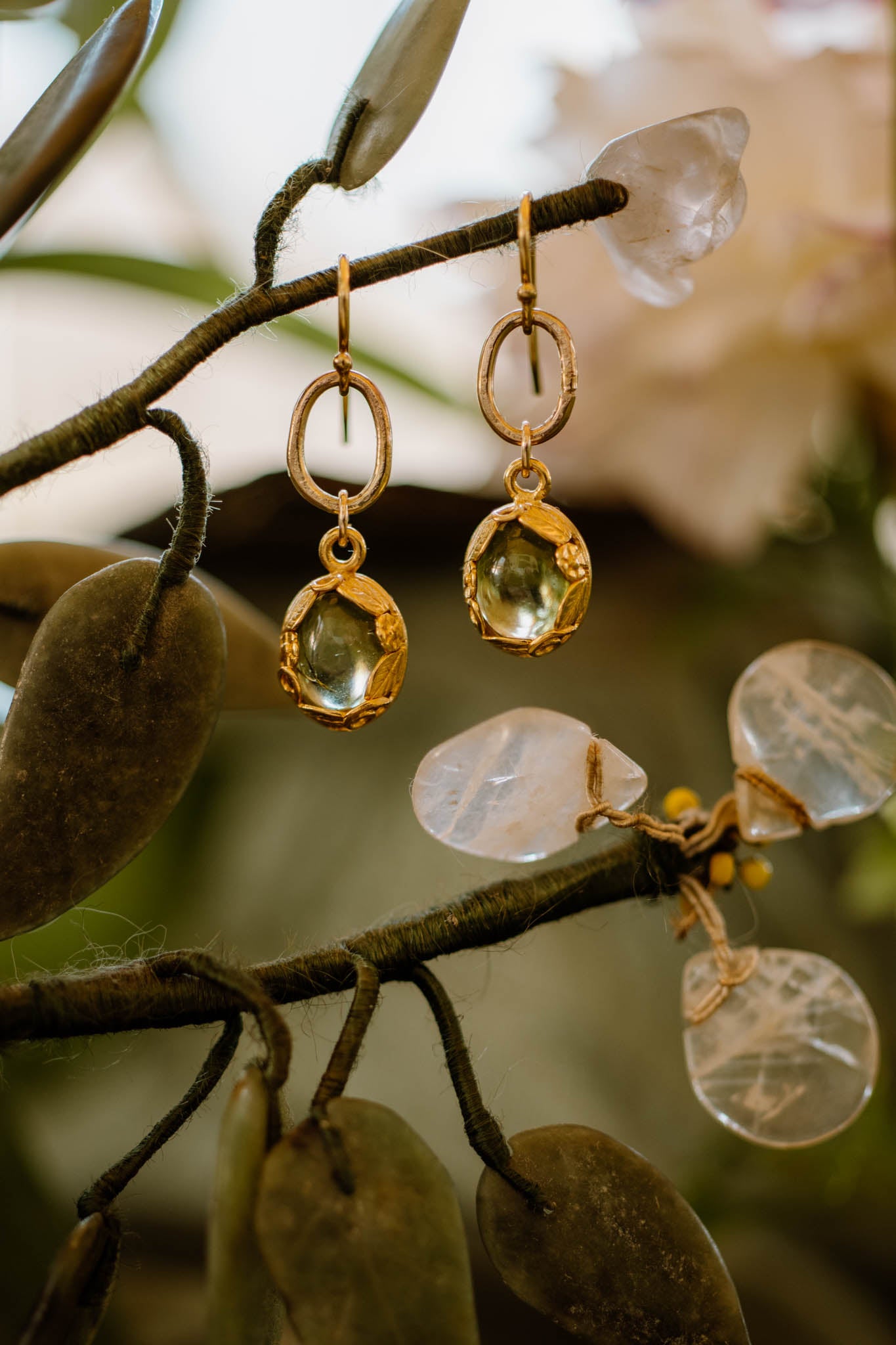 Eden Peridot Earrings