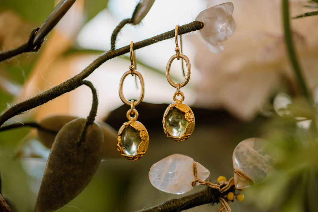 Eden Peridot Earrings