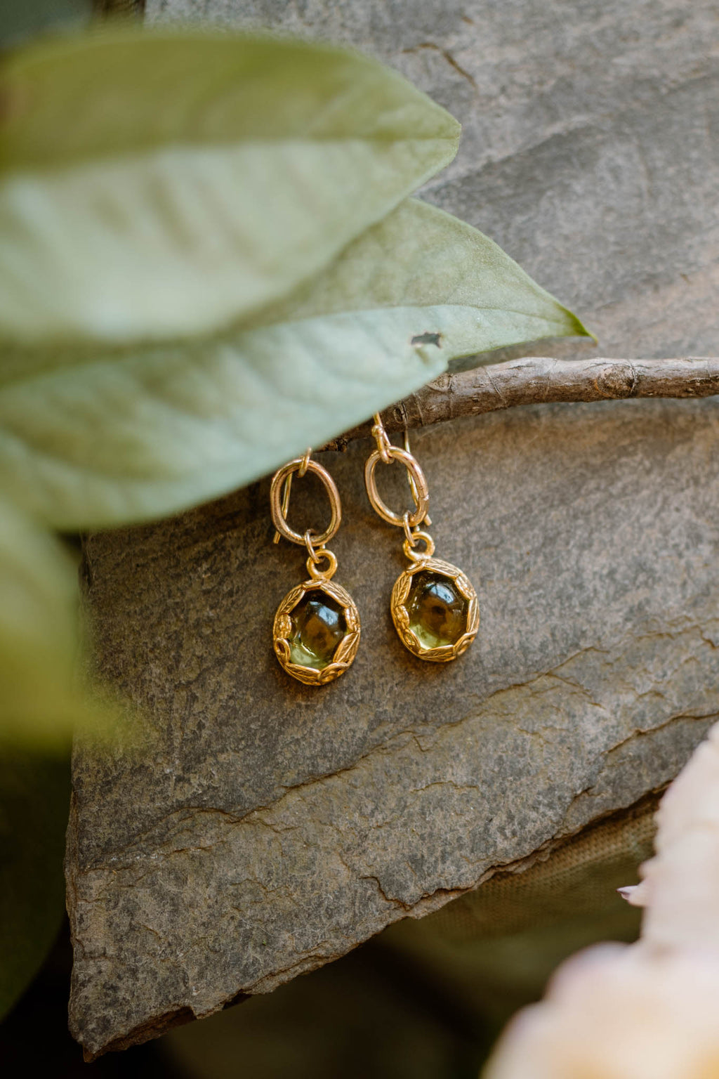 Eden Peridot Earrings