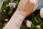 Eden Peridot Cuff Bracelet