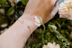 Eden Peridot Cuff Bracelet