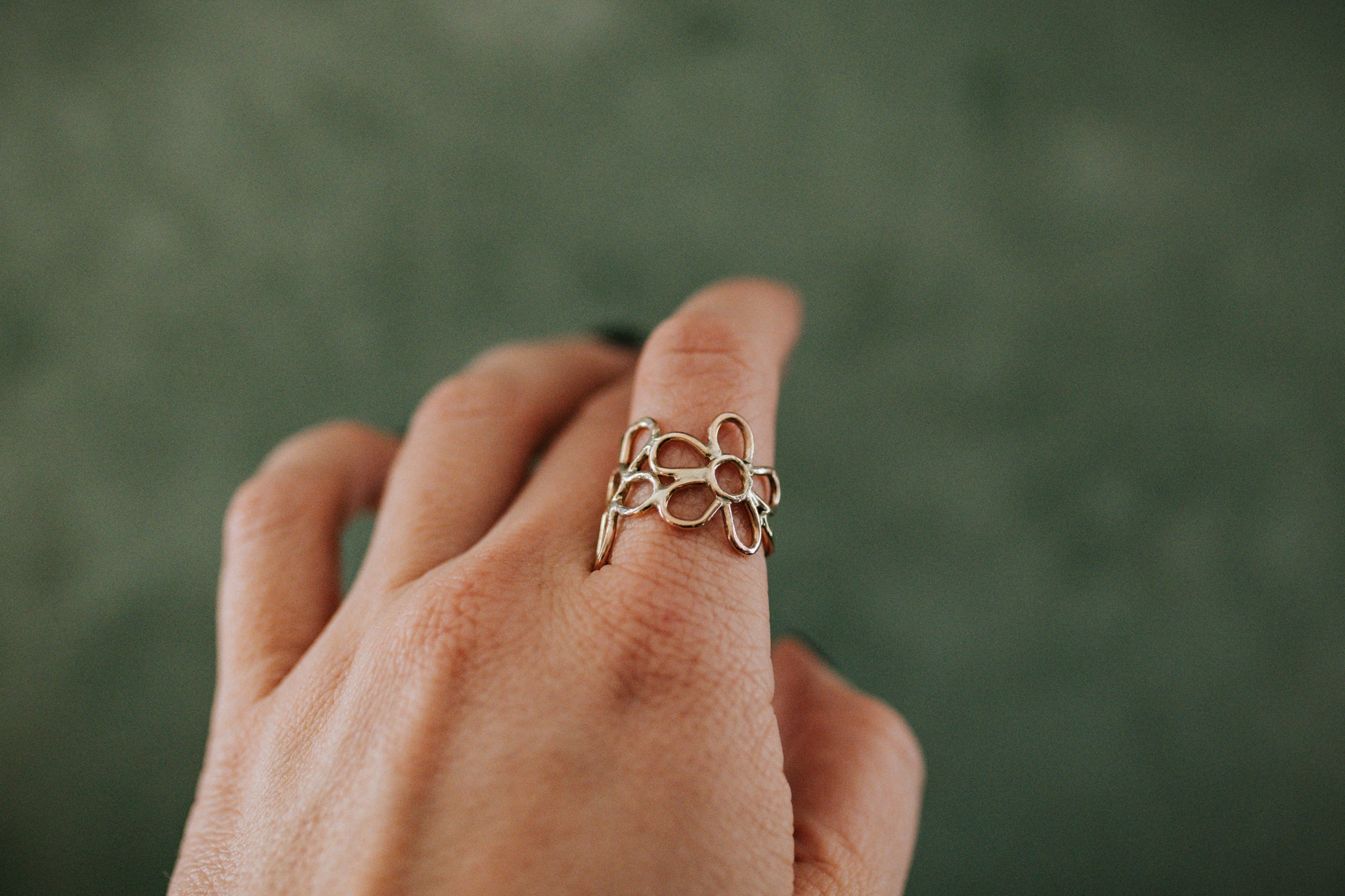 Consider the Flowers Double Ring