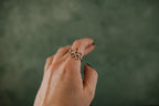 Consider the Flowers Double Floral Ring