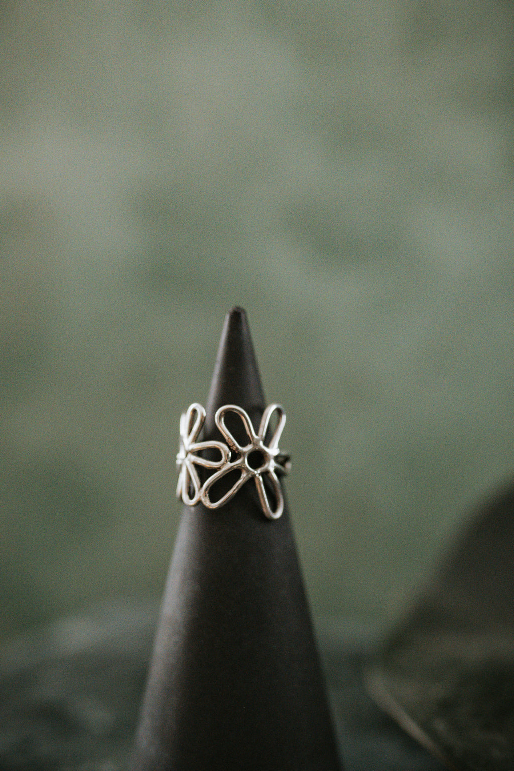 Consider the Flowers Double Floral Ring