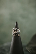 Consider the Flowers Double Floral Ring