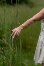 Eden Peridot Cuff Bracelet