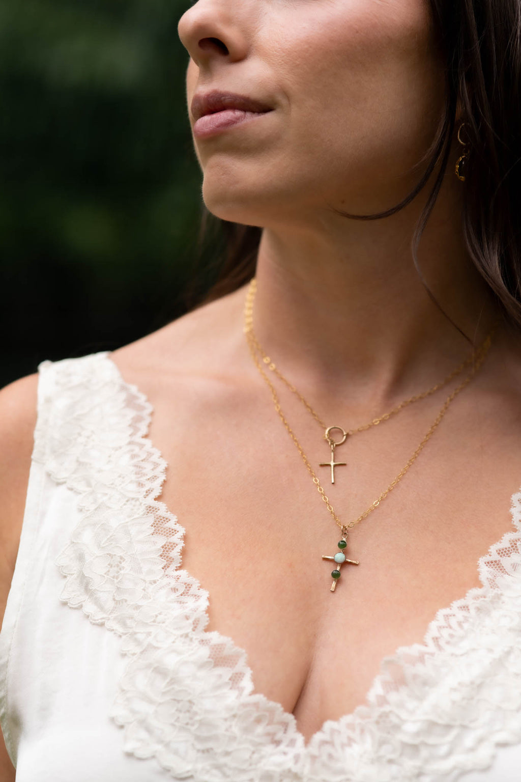 Cross & Crown Necklace