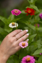 Eden Peridot Cuff Ring
