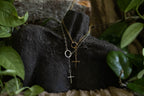 Cross & Crown Necklace