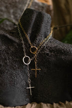 Cross & Crown Necklace