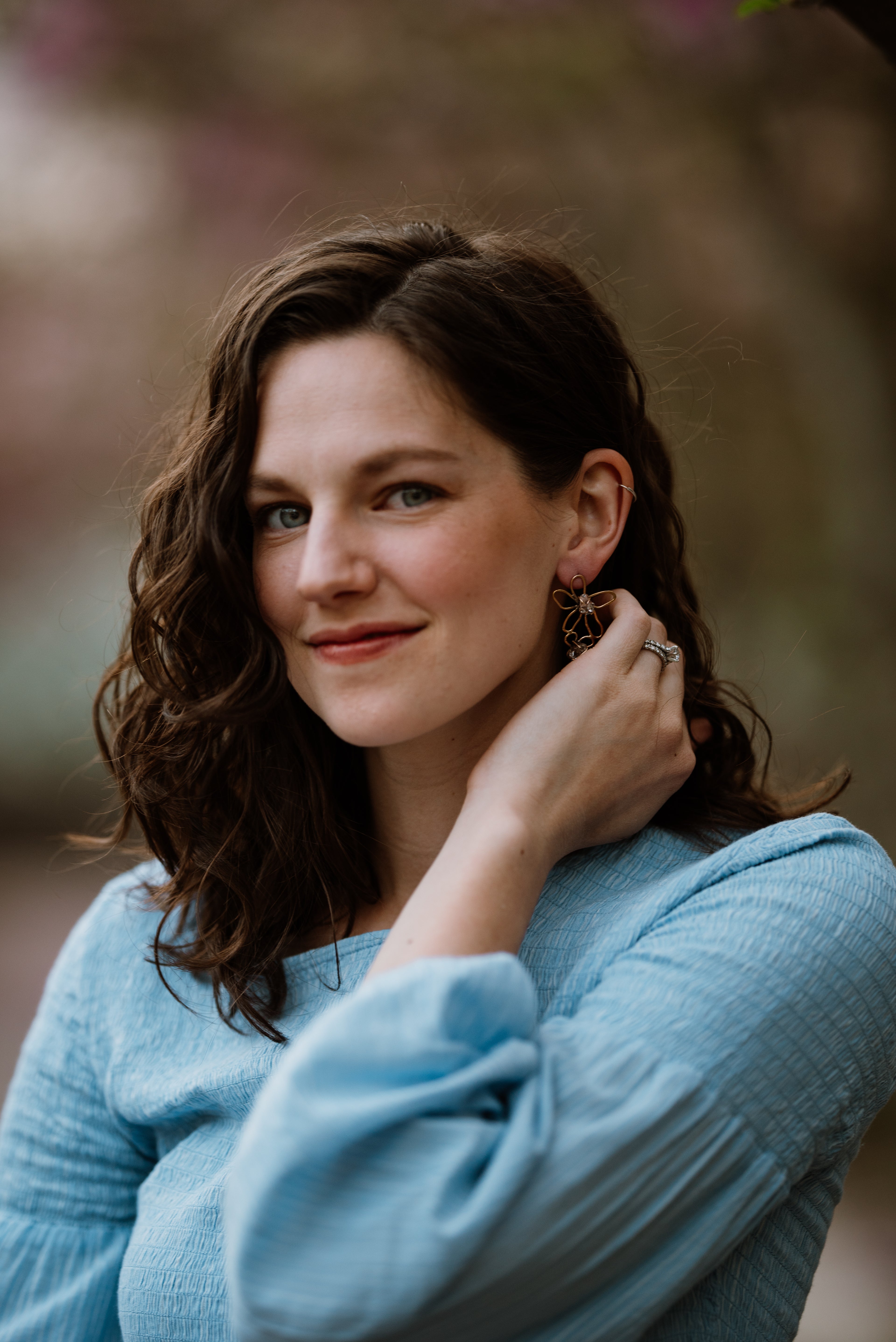 Consider the Flowers Crystal Earrings