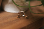 To the Hills | Hammered Contour Ring